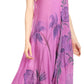 Sakkas Oxa Women's Casual Summer Maxi Long Loose Sleeveless V-neck Dress Cover-up