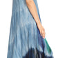 Sakkas Oxa Women's Casual Summer Maxi Long Loose Sleeveless V-neck Dress Cover-up