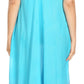 Sakkas Oxa Women's Casual Summer Maxi Long Loose Sleeveless V-neck Dress Cover-up