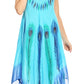 Sakkas Oxa Women's Casual Summer Maxi Long Loose Sleeveless V-neck Dress Cover-up