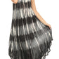 Sakkas Oxa Women's Casual Summer Maxi Long Loose Sleeveless V-neck Dress Cover-up