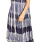 Sakkas Oxa Women's Casual Summer Maxi Long Loose Sleeveless V-neck Dress Cover-up