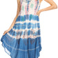 Sakkas Tina Women's Casual Summer Loose Sleeveless Tank Midi Dress Cover-up