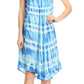 Sakkas Tina Women's Casual Summer Loose Sleeveless Tank Midi Dress Cover-up