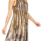 Sakkas Tina Women's Casual Summer Loose Sleeveless Tank Midi Dress Cover-up