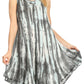 Sakkas Tina Women's Casual Summer Loose Sleeveless Tank Midi Dress Cover-up