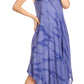 Sakkas Nila Women's Double Spaghetti Strap V-neck Casual Maxi Long Summer Dress