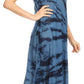 Sakkas Nila Women's Double Spaghetti Strap V-neck Casual Maxi Long Summer Dress