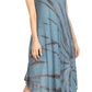 Sakkas Nila Women's Double Spaghetti Strap V-neck Casual Maxi Long Summer Dress