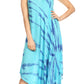 Sakkas Nila Women's Double Spaghetti Strap V-neck Casual Maxi Long Summer Dress