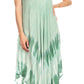 Sakkas Nila Women's Double Spaghetti Strap V-neck Casual Maxi Long Summer Dress