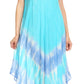 Sakkas Nila Women's Double Spaghetti Strap V-neck Casual Maxi Long Summer Dress