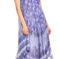 Sakkas Nila Women's Double Spaghetti Strap V-neck Casual Maxi Long Summer Dress