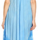 Sakkas Nila Women's Double Spaghetti Strap V-neck Casual Maxi Long Summer Dress