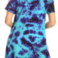 Sakkas Sienna Women's Knit Cold Shoulder Short Sleeve Flared Shift Short Dress