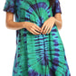 Sakkas Sienna Women's Knit Cold Shoulder Short Sleeve Flared Shift Short Dress