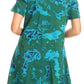 Sakkas Sienna Women's Knit Cold Shoulder Short Sleeve Flared Shift Short Dress