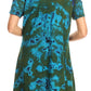 Sakkas Sienna Women's Knit Cold Shoulder Short Sleeve Flared Shift Short Dress