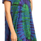 Sakkas Sienna Women's Knit Cold Shoulder Short Sleeve Flared Shift Short Dress