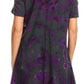 Sakkas Sienna Women's Knit Cold Shoulder Short Sleeve Flared Shift Short Dress