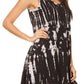 Sakkas Dora Women's Sleeveless Knit Loose Casual Shift Print Tank Dress Sundress