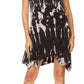 Sakkas Dora Women's Sleeveless Knit Loose Casual Shift Print Tank Dress Sundress