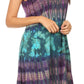 Sakkas Dora Women's Sleeveless Knit Loose Casual Shift Print Tank Dress Sundress