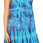 Sakkas Dora Women's Sleeveless Knit Loose Casual Shift Print Tank Dress Sundress