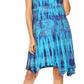 Sakkas Dora Women's Sleeveless Knit Loose Casual Shift Print Tank Dress Sundress
