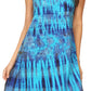 Sakkas Dora Women's Sleeveless Knit Loose Casual Shift Print Tank Dress Sundress