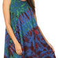 Sakkas Dora Women's Sleeveless Knit Loose Casual Shift Print Tank Dress Sundress