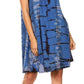 Sakkas Dora Women's Sleeveless Knit Loose Casual Shift Print Tank Dress Sundress