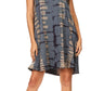 Sakkas Dora Women's Sleeveless Knit Loose Casual Shift Print Tank Dress Sundress