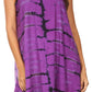 Sakkas Dora Women's Sleeveless Knit Loose Casual Shift Print Tank Dress Sundress