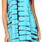 Sakkas Dora Women's Sleeveless Knit Loose Casual Shift Print Tank Dress Sundress