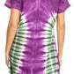 Sakkas Sirena Women's Short Sleeve Loose Plain Midi Casual Scoop Neck Flared Dress