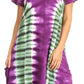 Sakkas Sirena Women's Short Sleeve Loose Plain Midi Casual Scoop Neck Flared Dress