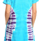 Sakkas Sirena Women's Short Sleeve Loose Plain Midi Casual Scoop Neck Flared Dress