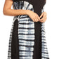 Sakkas Sirena Women's Short Sleeve Loose Plain Midi Casual Scoop Neck Flared Dress