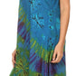 Sakkas Dylla Women's Sleeveless Tie Dye Casual Stretchy Loose Tank Dress Sundress