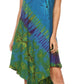 Sakkas Dylla Women's Sleeveless Tie Dye Casual Stretchy Loose Tank Dress Sundress
