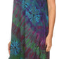 Sakkas Dylla Women's Sleeveless Tie Dye Casual Stretchy Loose Tank Dress Sundress