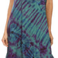 Sakkas Dylla Women's Sleeveless Tie Dye Casual Stretchy Loose Tank Dress Sundress