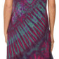 Sakkas Dylla Women's Sleeveless Tie Dye Casual Stretchy Loose Tank Dress Sundress