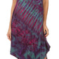 Sakkas Dylla Women's Sleeveless Tie Dye Casual Stretchy Loose Tank Dress Sundress