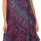Sakkas Dylla Women's Sleeveless Tie Dye Casual Stretchy Loose Tank Dress Sundress