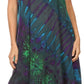 Sakkas Dylla Women's Sleeveless Tie Dye Casual Stretchy Loose Tank Dress Sundress