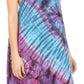 Sakkas Rute Women's Sleeveless V-neck Ruched Flared Loose Midi Summer Casual Dress