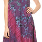 Sakkas Rute Women's Sleeveless V-neck Ruched Flared Loose Midi Summer Casual Dress