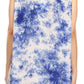 Sakkas Arisa Women's Maxi Casual Tie Dye Sleeveless Layered Cover up Tank Dress